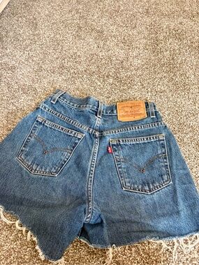 Levi's Blue Denim Shorts